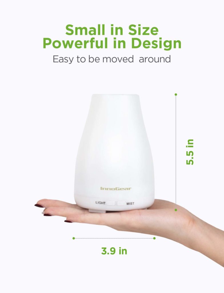 Humidifier vs Diffuser: Size of the water tanks